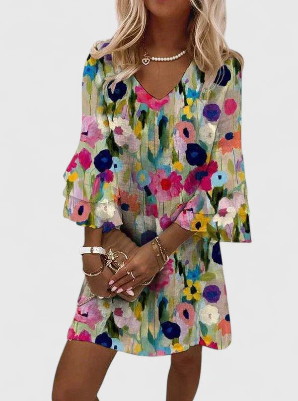 Julia | Women's Floral Summer Mini Dress